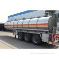 stainless steel fuel tanker truck trailer